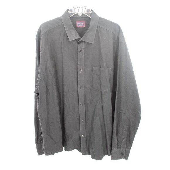 Untuckit Shirt Mens 2XL Black Aubon Flannel Long Sleeve Button Up Cotton - Picture 1 of 6